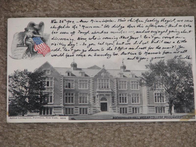 Rockefeller Hall, Vassar College-Poughkeepsie, N.Y., used 1904