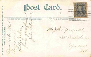 State Street from Campus Ann Arbor Michigan 1908 postcard