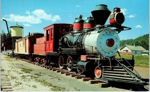 HILL CITY, SD South Dakota   BLACK HILLS Central RAILROAD Train  c1960s Postcard