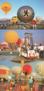 New Mexico 37th Gordon Bennett Gas Balloon Race 3x Postcard s