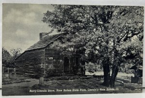 Berry-Lincoln Store Lincoln's New Salem IL Postcard PC298