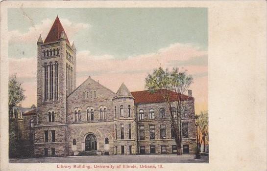 Illinois Urbana Library Building University Of Illinois 1909