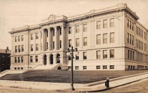 New Bedford Massachusetts High School Real Photo Vintage Postcard AA64830