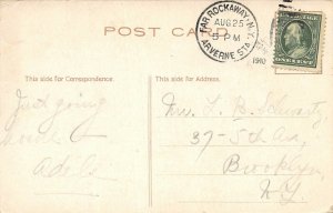 LP68  Rockaway Beach New York Postcard