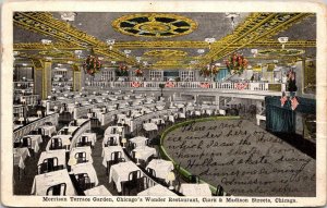 Illinois Chicago Morrison Terrace Garden Chicago's Wonder Restaurant 1918