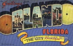 Greetings from Florida Orlando FL Unused