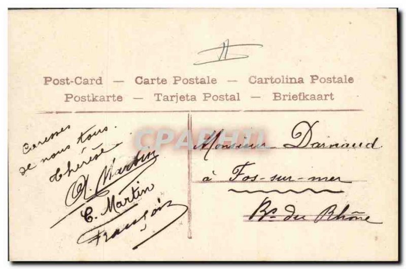 Old Postcard Fantasy Children Christmas Doll