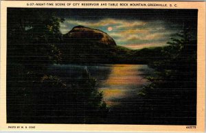 Postcard WATER SCENE Greenville South Carolina SC AM1464