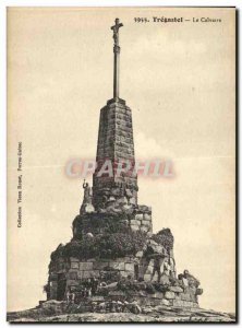 Old Postcard Tregastel Calvary