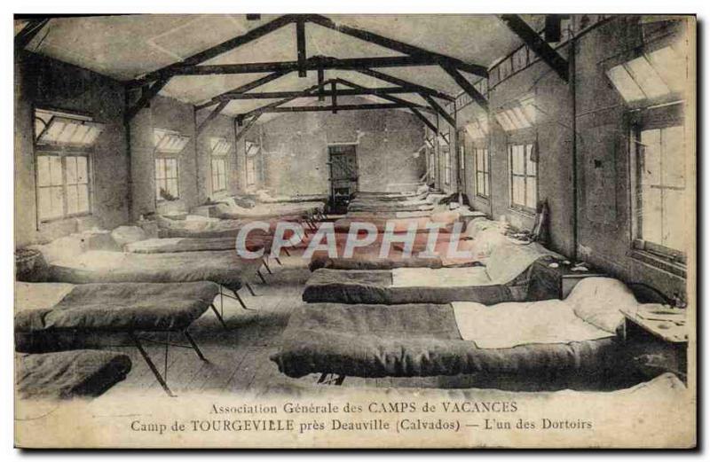 Old Postcard Camp near Tourgeville Deauville L & # 39un dormitories Vacation ...