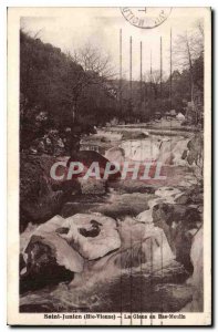 Postcard Old St Junien Haute Vienne La Glane bottom Mill