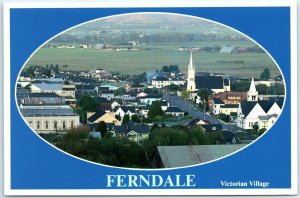 Postcard - Victorian Village - Ferndale, California