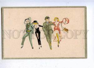 202540 ART NOUVEAU Dancer FASHION Cabaret Vintage PC