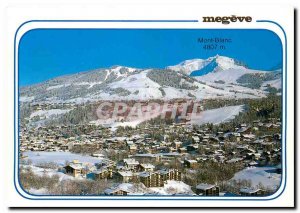 Modern Postcard Megeve Haute Savoie Mont Blanc