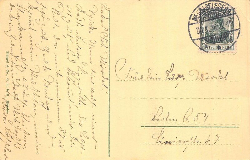 Germany 1916 Gemeinschaftliche Liegehalle Chairs vintage postcard