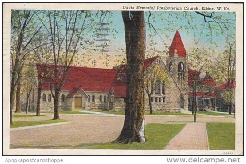 West Virginia Elkins Davis Memorial Presbyterian Church 1943