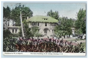 1918 The Dairy Building N. H. College Durham New Hampshire NH Antique Postcard 