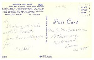 Maine  Windham , Suburban Pines Motel