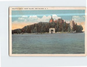 Postcard Boldt's Castle Heart island 1000 Islands New York USA