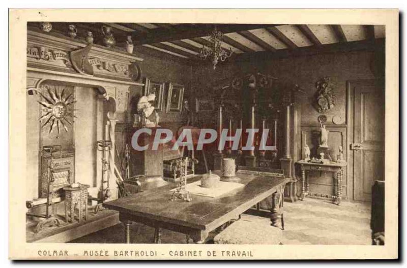 Old Postcard Colmar Musee Bartholdi Labor Office