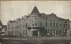 Susanville CA Emerson Hotel c1910 Postcard