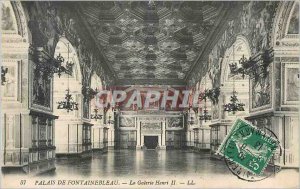 Old Postcard Palace of Fontainebleau Gallery Henry II