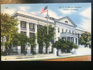 Vintage Postcard 1930-1945 U.S. Marine Hospital Mobile Alabama (AL)