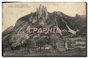 Old Postcard Environs de Grenoble The Three Maidens near Saint Nizier