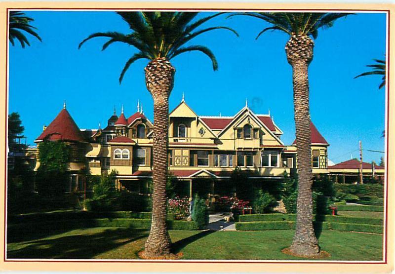 San jose california Winchester Mystery House Mansion Sarah Winc  Postcard # 7757