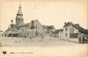 CPA NÉRIS-les-BAINS La Place de l'Église (682678)