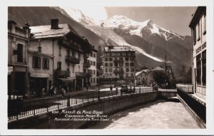 France Massif du Mont-Blanc Vintage RPPC C188