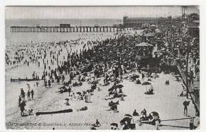 Bathing Beach Scene & Boardwalk Asbury Park New Jersey 1910 postcard