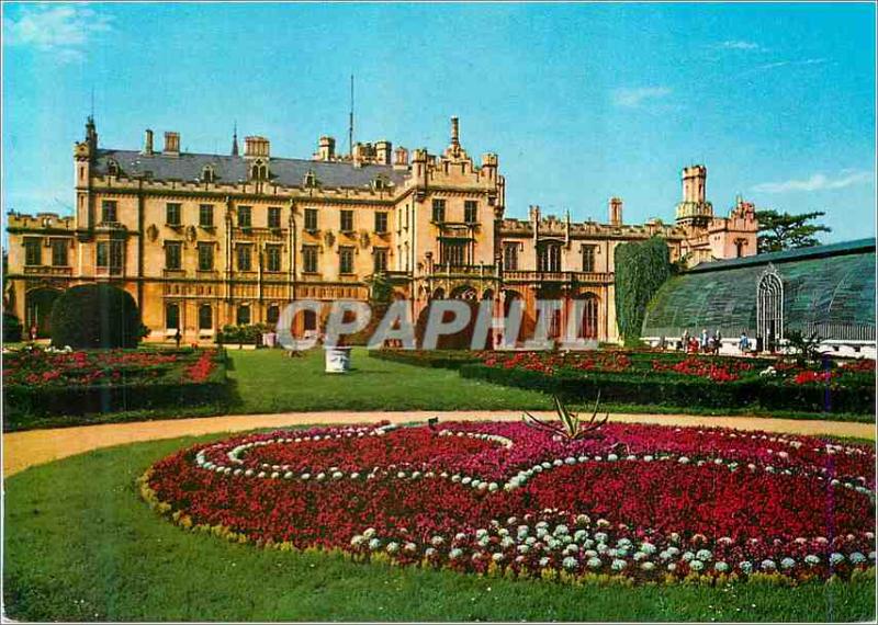 Old Postcard Lednice Chateau