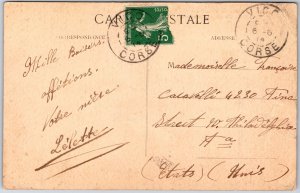 1906 Vico - Vue Sur La Sposata Collection Franchi Ucciani France Posted Postcard