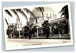 Vintage 1900's RPPC Postcard Panama Pacific Exposition Palace of Horticulture