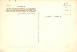 SS President Ferry Boats Ship Postcard