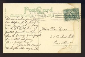 Buffalo, New York/NY Postcard, Blocher Monument, Forest lawn Cemetery