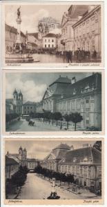 Lot 3 postcards Hungary 1930s SZEKESFEHERVAR Székesfehérvár