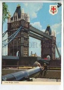 441291 Great Britain 1988 London tower bridge RPPC to Germany advertising