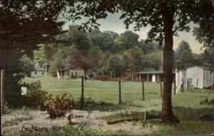 Norwich PA Frog Camp c1910 Postcard