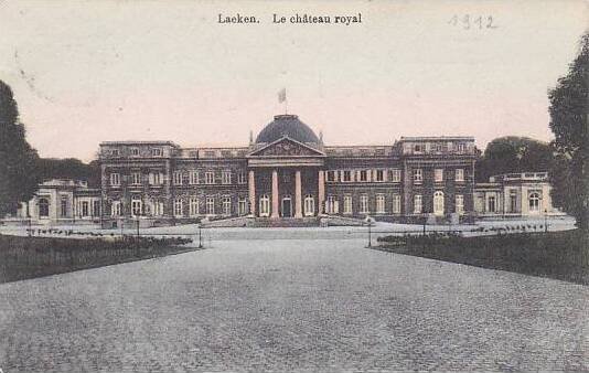 Belgium Brussels Laeken Le Chateau Royal 1912