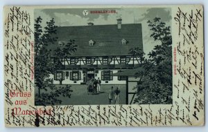 Mariánské Lázně Czechia Postcard Greetings from Marienbad Egerlander 1900