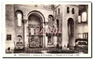 Perigueux Old Postcard Interior of the Chapel Basilica of the Virgin