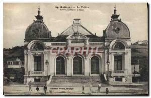 Postcard Old Theater Quimper