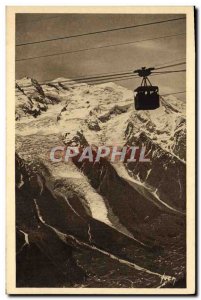 Old Postcard From Chamonix Brevent Teleferique