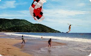 Mexico - Ixtapa, Guerrero. Para Sailing at Quiet Beach