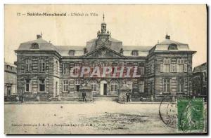 Old Postcard Sainte Menehould L & # 39Hotel Town