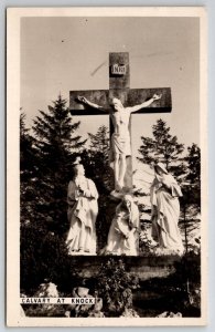 The Calvary Knock Co Mayo Ireland RPPC Real Photo Postcard B34