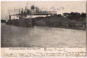 St Paul Coal Docks, Green Bay Wis