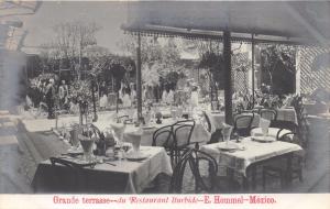 MEXICO CITY~GRANDE TERRASSE~RESTAURANT ITURBIDE~E HOMMEL REAL PHOTO POSTCARD